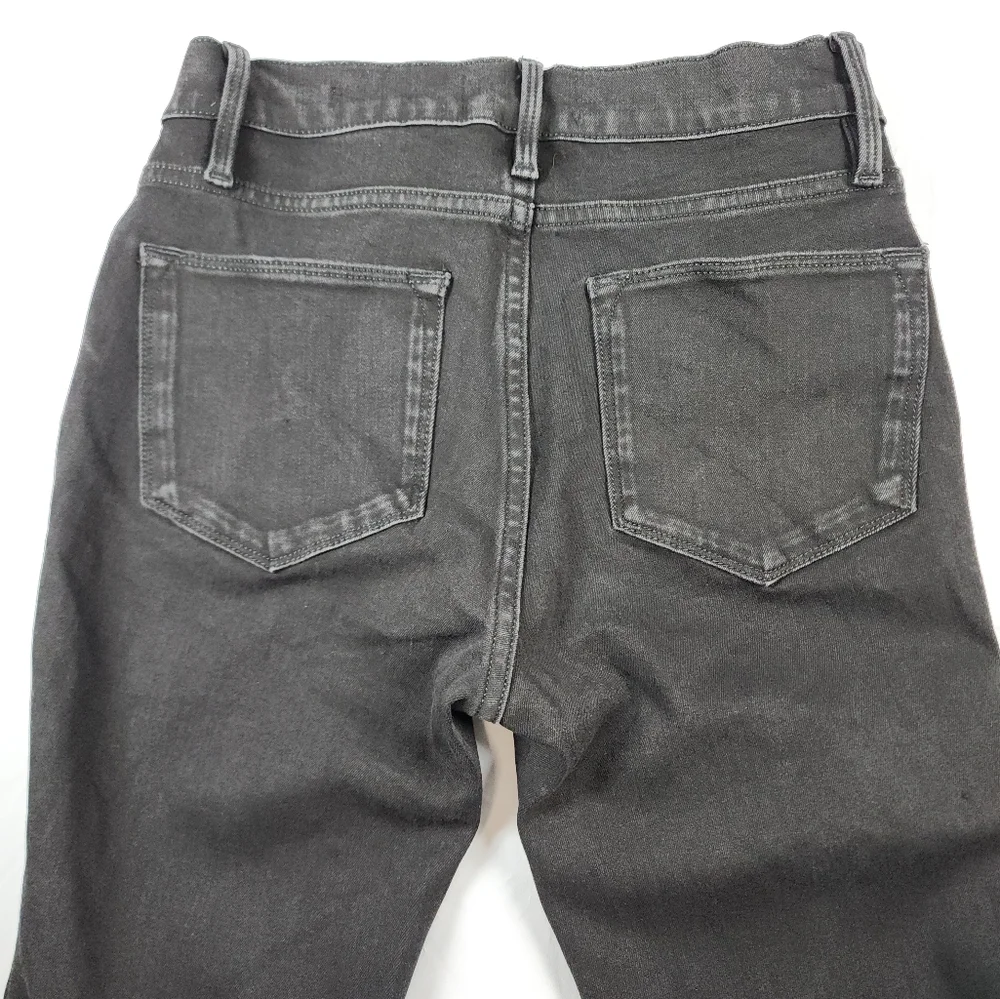 FRAME Le High Skinny Jeans Black High Rise Ankle Stretch Size 25 - Picture 6 of 13